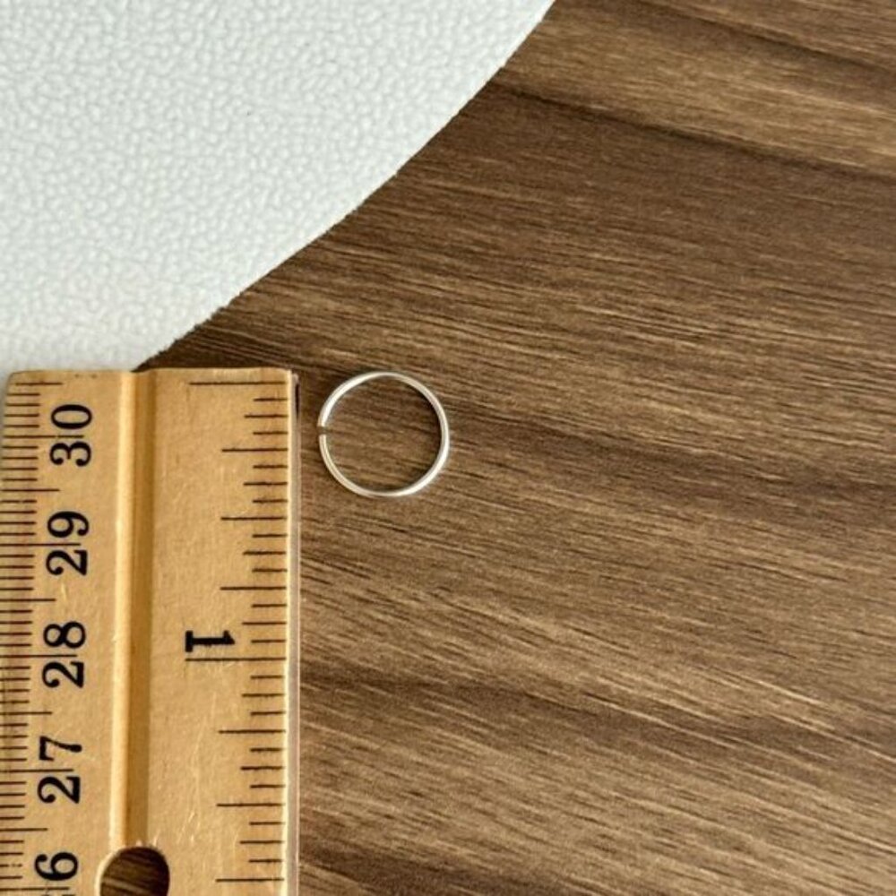 Silver Nose Ring Q61 - Picture 4 of 6